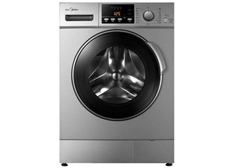 美的(Midea)MG70-1213EDS 7公斤滚筒洗衣机 变频节能 可中途添衣 安心童锁 家用 银色7公斤容量