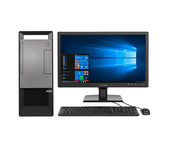 联想（Lenovo）扬天T4900v 商用台式电脑整机 （I5-8500 4G 1T DVD 集显 千兆网卡 ）21.5英寸