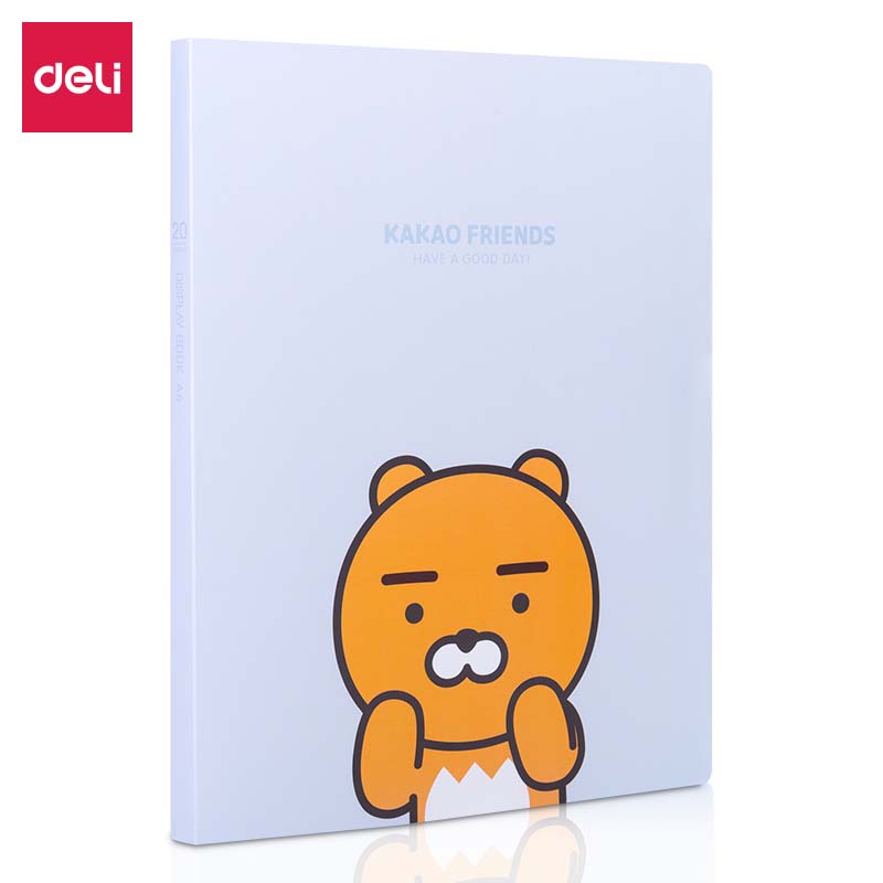 得力72504_kakao friends_20页资料册(蓝)(个)